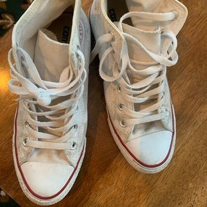 White high top converse